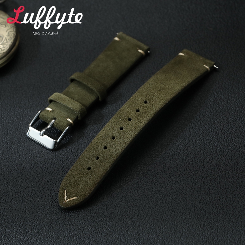 Smartwatch Vintage Watches For Men - Cinturino per orologio in pelle scamosciata
