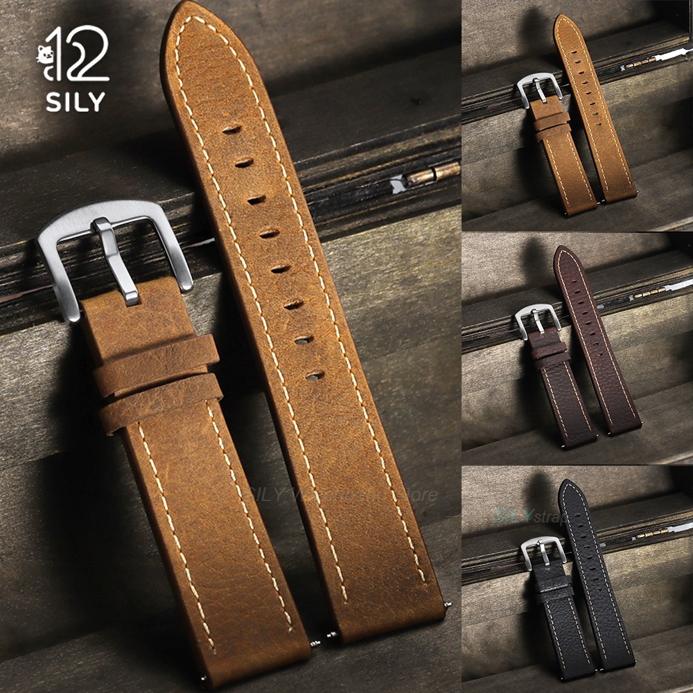 Smartwatch Vintage Watches For Men - Cinturino per Orologio in Pelle di