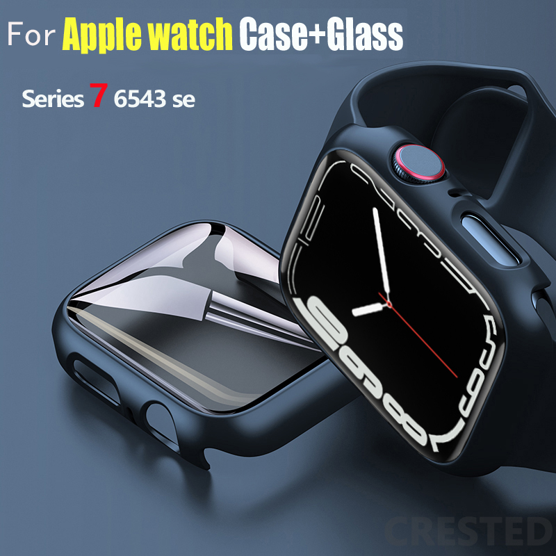 Iwatch Smartwatch Series 7 - Vetro + copertura per custodia Apple