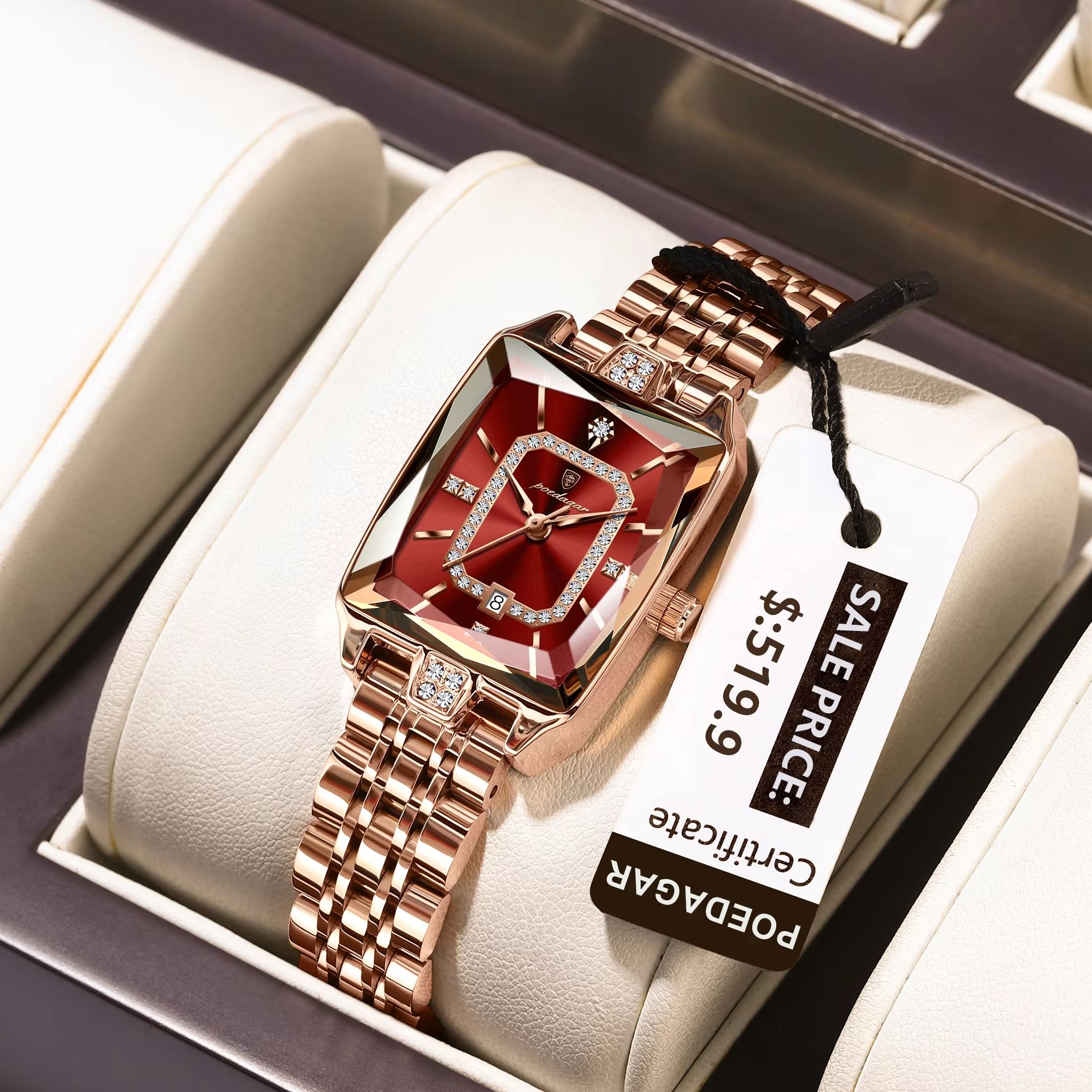 Waterproof Diving Watch - POEDAGAR Orologio da polso da donna
