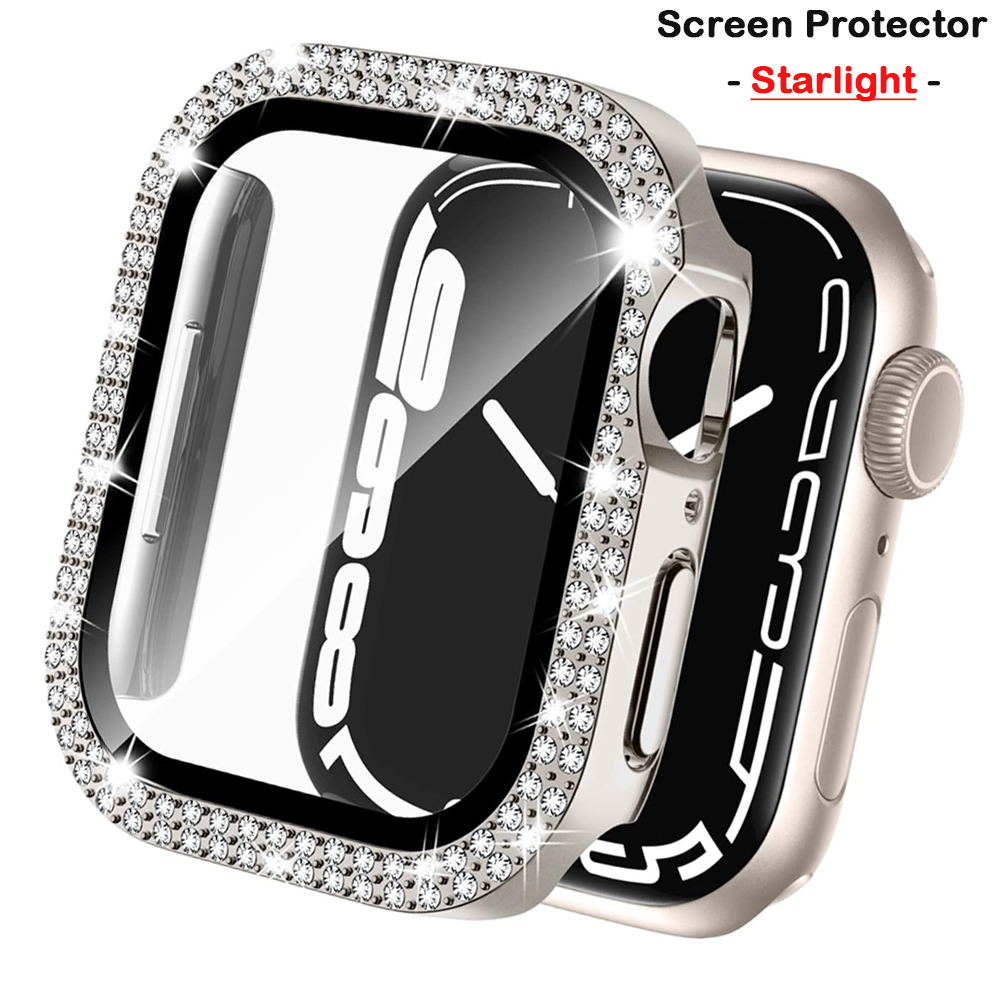 Iwatch Smartwatch Series 7 - Copertura del diamante per la cassa