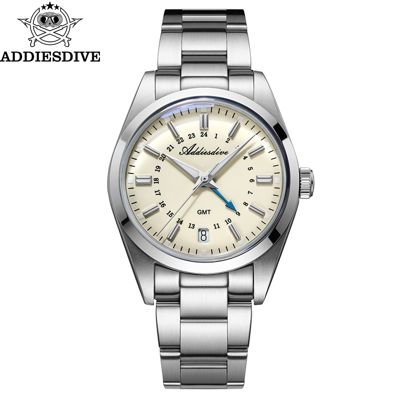 Waterproof Diving Watch - ADDIESDIVE Hot Brand 36mm Orologio GMT