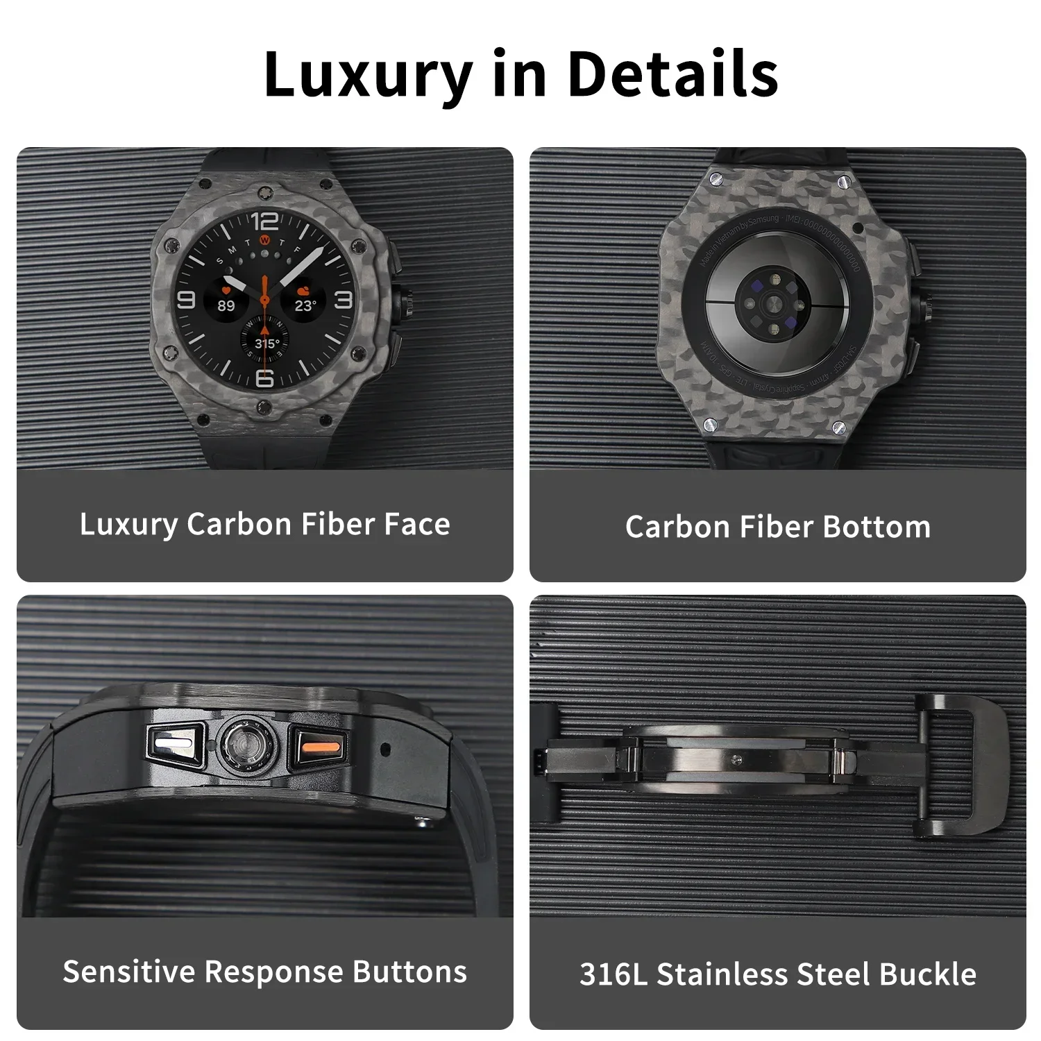 Kit di modifica di lusso per S - Smartwatch Luxury Watches recensione e prezzo