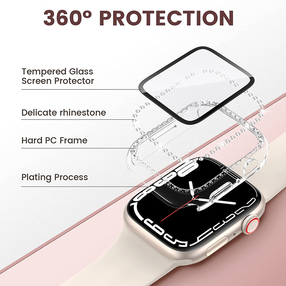 Vetro + Custodia per Apple Wat - Iwatch Smartwatch Series 7 recensione e prezzo