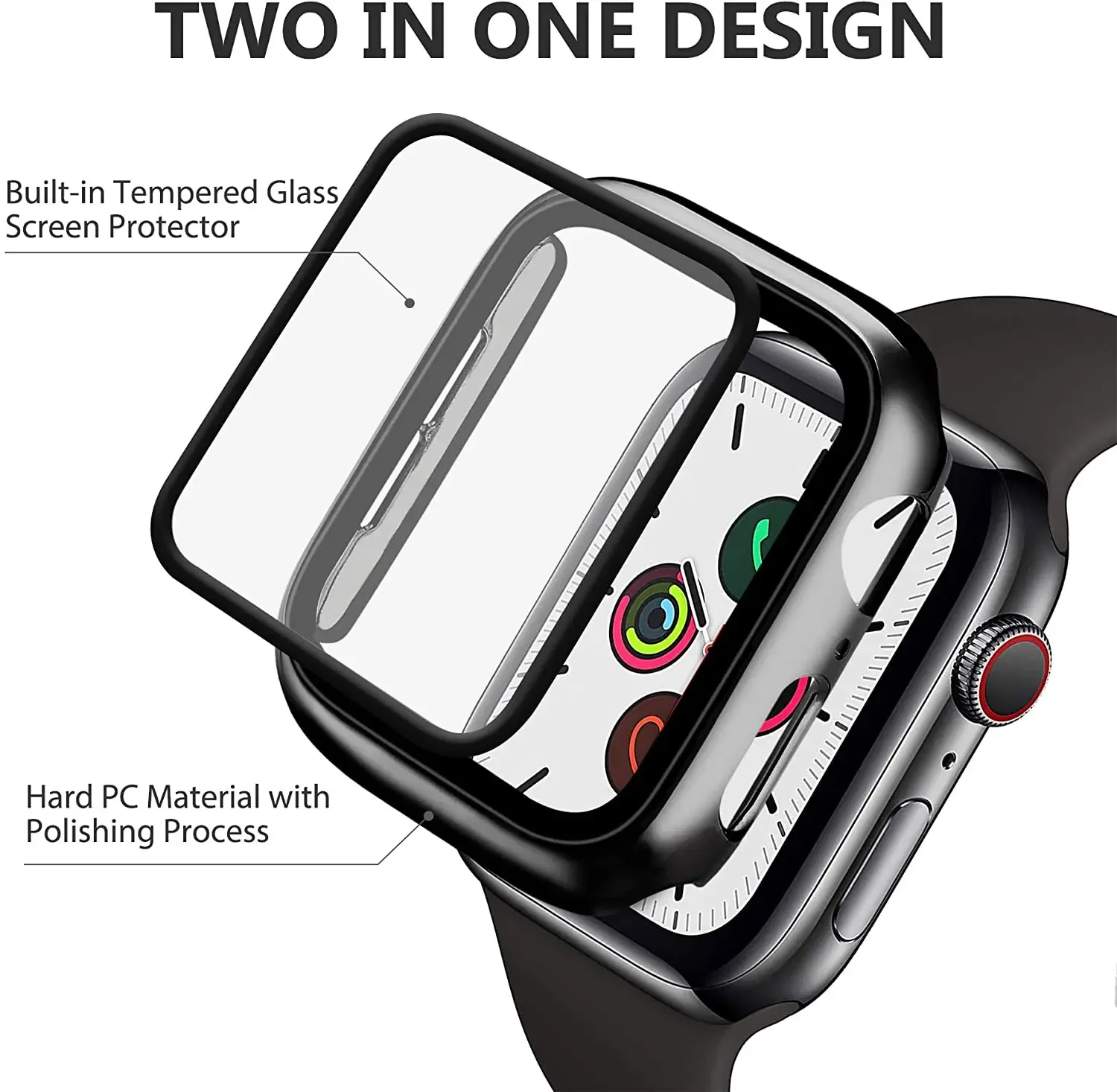 Vetro temperato + copertura pe - Iwatch Smartwatch Series 7 recensione e prezzo