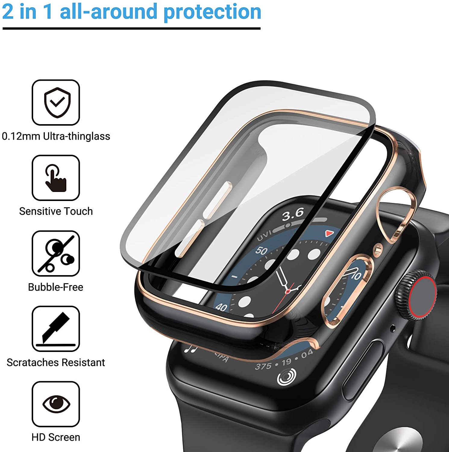 Cover per Apple watch Custodia - Iwatch Smartwatch Series 7 recensione e prezzo